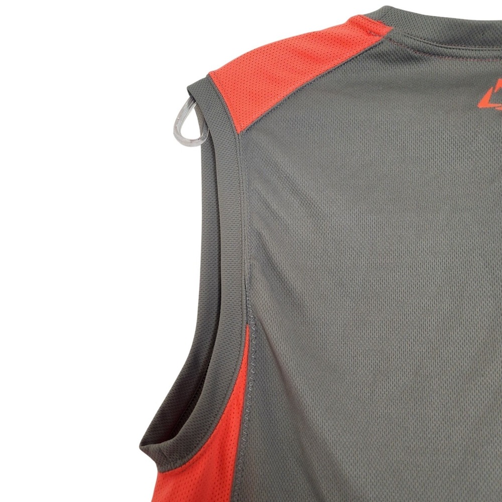 Aeropostale Mens Tank top Shirt A87 Sleeveless Tee  jersey Gray/Orange‎ XS - Picture 6 of 7
